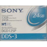 Fita Dat Sony 12gb\24gb Dgd 125p Dds-3 Original Lacrada !!!