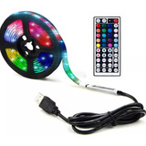 Fita De Luz Led Iluminação Rgb Com Sensor De Som