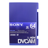 Fita De Vídeo Dvcam Sony Pdv-64n 64 Minutos Para Tape Hdv