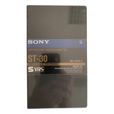 Fita De Video S-vhs Sony Mqst-30, Virgem