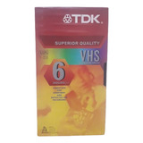 Fita De Video Virgem Vhs Tdk - T-120 - Superior Quality