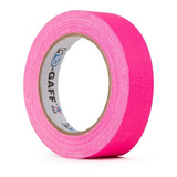 Fita Gaffer Tape Pro Gaff Rosa Fluorescente 25mm X 50 Mts