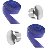 Fita Guidao Azul Speed Caloi10 Monark 10 Couro Sintetico
