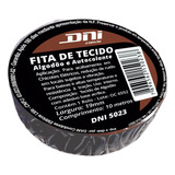 Fita Isolante Tecido Chicote Lonada Dni Dni5023 Com Cola Preto