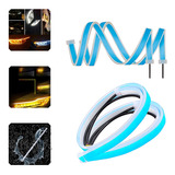 Fita Led Automotiva Dlr Seta Sequencial 60cm 12v Universal 