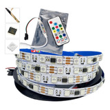 Fita Led Digital Ws2811 Ip30 Branca 5m C/central 366 Efeitos