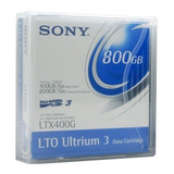 Fita Lto-3 Ultrium 3 Data Cartridge Sony 800gb Ltx400g