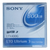 Fita Lto-3 Ultrium 3 Data Cartridge Sony 800gb Ltx400g