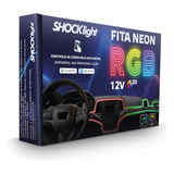 Fita Neon Fibra Óptica Iluminação Laser Rgb 04 Canhões 12v 