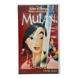 Fita Vhs Mulan Disney Dublado Cd 666