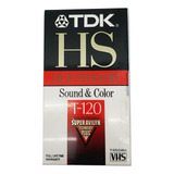 Fita Vhs Tdk T-120 Hs - Nova Lacrada