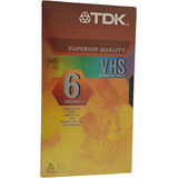 Fita Vhs Virgem Tdk Superior Quality T-120 ( Lacrada )