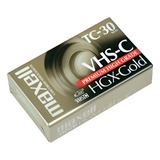 Fita Vhs-c De 30 Minutos Original Maxell 