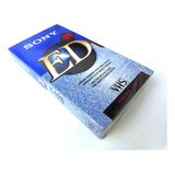 Fita Video Vhs Ed T-120 Sony - Nova Lacrada
