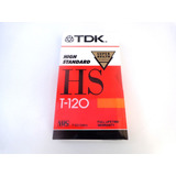 Fita Video Vhs Hs T-120 Tdk Sup Avilyn - Nova Lacrada