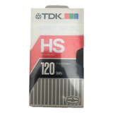 Fita Video Vhs Hs T-120 Tdk Sup Avilyn Lacrada