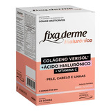 Fixa Derme Hialurônico Com Colágeno Verisol E Vitamina C 45 Gomas Mastigáveis +18 Anos