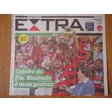 Flamengo Campeão Carioca 2014 Jornal Extra Poster Interno