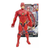 Flash Boneco Grande Com Led E Som 30 Cm Brinquedo