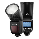 Flash Godox V1-n Cabeça Redonda Ttl Master Speedlight