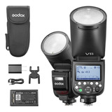 Flash Speedlight Godox V1pro N Ttl Cabeça Redonda - Nikon
