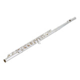 Flauta Transversal Yamaha Yfl-222 Prateada Em C (dó)