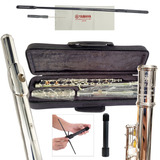 Flauta Yamaha Transversal Soprano Em Dó 212sl Profissional