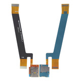 Flex Sub Placa Main Mãe Slot Chip Compatível Moto Edge 20 Pklk Premium