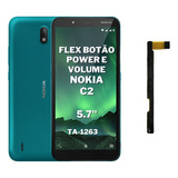 Flex Teclas Botão Power E Volume Nokia C2 Ta-1263 Original 