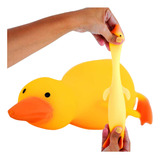 Flofy Patinho Feliz Estica Apertar Squish Fidget Toy Cor Amarelo