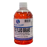 Fluido De Freio Disco Mineral Vermelho Hidráulico Bike 500ml