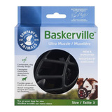 Focinheira Baskerville Preta M - Tamanho 3