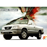 Folder Catálogo Folheto Prospecto Chevrolet S10 1999 (cv201)