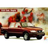 Folder Catálogo Folheto Prospecto Chevrolet S10 1999 (cv204)