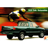 Folder Catálogo Folheto Prospecto Chevrolet S10 1999 (cv205)