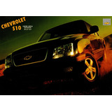 Folder Catálogo Folheto Prospecto Chevrolet S10 2004 (cv194)