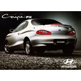 Folder Catálogo Folheto Prospecto Hyundai Coupe Fx (hy017)