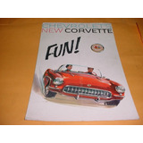 Folder Chevrolet Corvette 56 1956 Impecavel