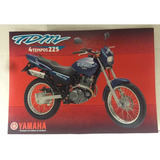 Folder Folheto Prospecto Yamaha Tdm225 Azul Novo Original