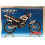 Folder Folheto Prospecto Yamaha Tdm225 Prata 2001 Original