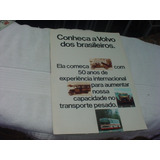 Folder Original Caminhao E Onibus Volvo N 10 B 58 Impecavel