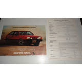 Folder Vw Gol Gt 1984 Brochura Original Prospecto Volkswagen
