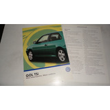Folder Vw Gol Tsi 1998 Original Brochura Prospecto Folheto