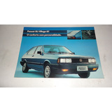 Folder Vw Passat Gl Village 1987 Brochura Prospecto Folheto