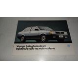 Folder Vw Voyage 1991 Cl Gl Brochura Prospecto Folheto Volks