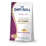 Folhas Depilação Suave Depi Roll Prontas Facial 16 Argan