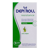 Folhas Para Depilação Facial Depi Roll Resistance 16 Unidades