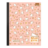 Folhas Refil Fichario Hello Kitty 80 Folhas 4 Furos Caderno