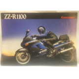 Folheto Folder Kawasaki 1990 Zzr1100 Prospecto Tecnico Orig.