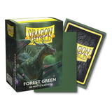 Fólios - Dragon Shield Standard Matte X100 (várias Cores) Cor Verde Floresta Fosco